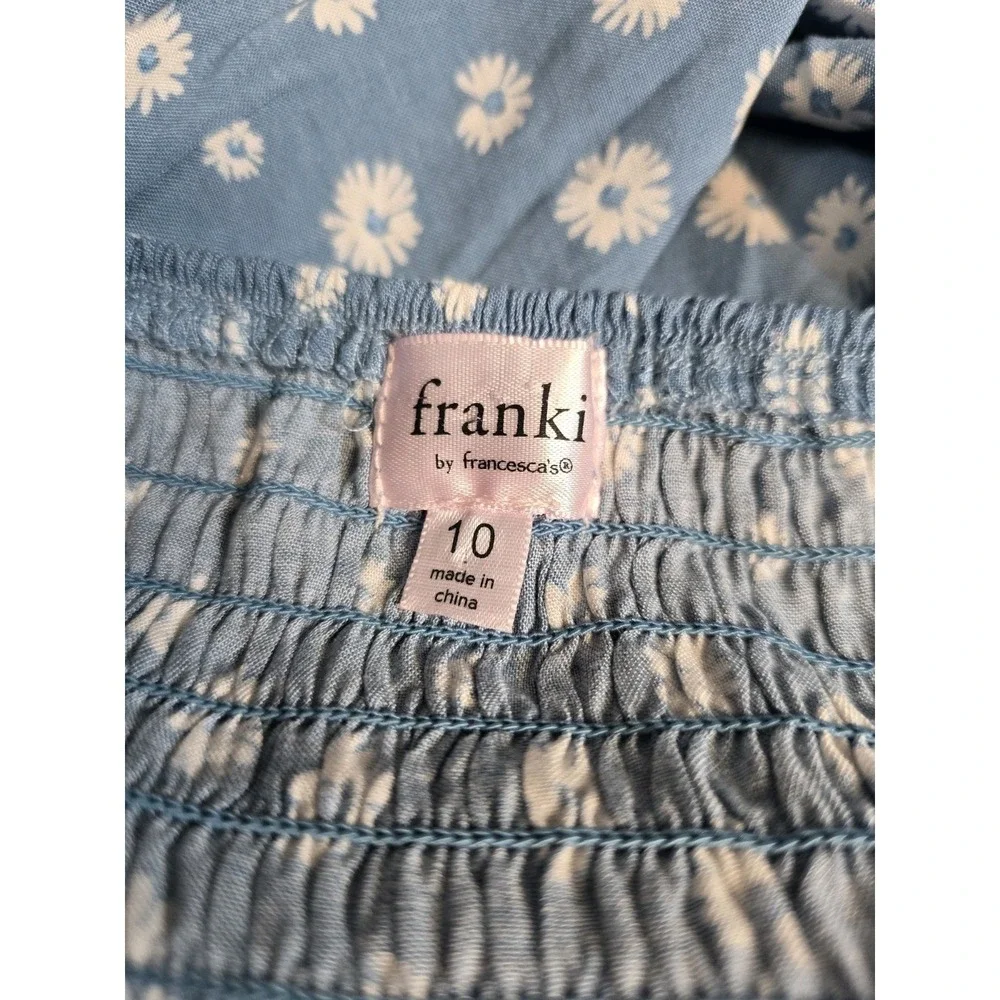 Franki Ultra‎ Hi-rise Straight Girls Jeans Baby Doll Top Smocked 10 Y Lot Of 2